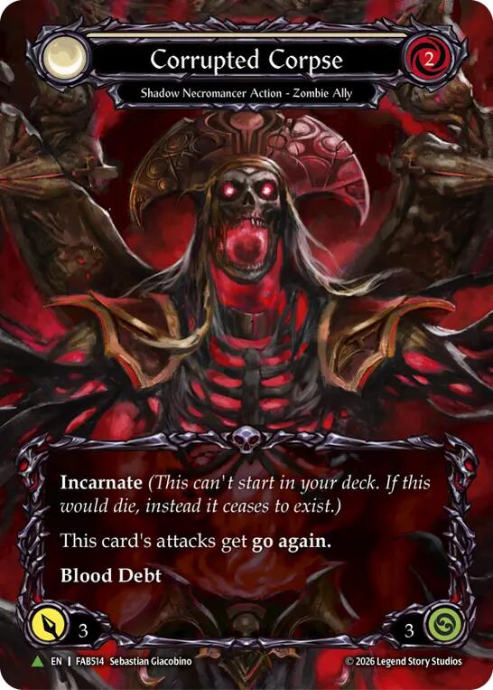 Corrupted Corpse (A) (Marvel) [FAB514] (Promo)  Cold Foil | Card Citadel