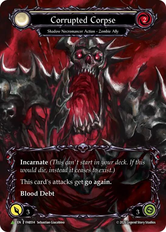 Corrupted Corpse (B) (Marvel) [FAB514] (Promo)  Cold Foil | Card Citadel