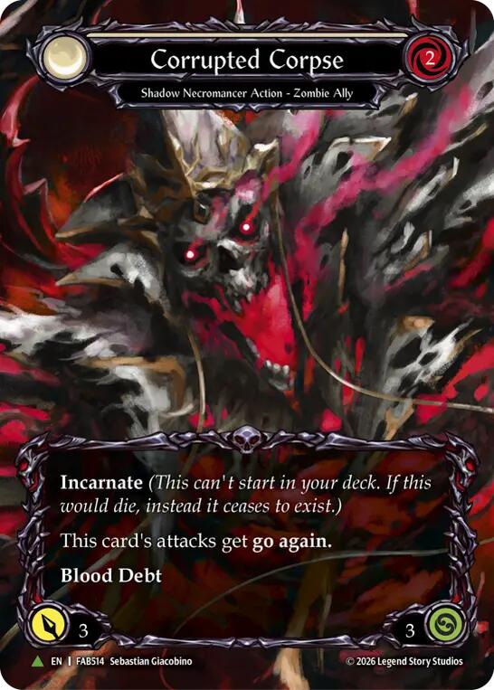 Corrupted Corpse (D) (Marvel) [FAB514] (Promo)  Cold Foil | Card Citadel