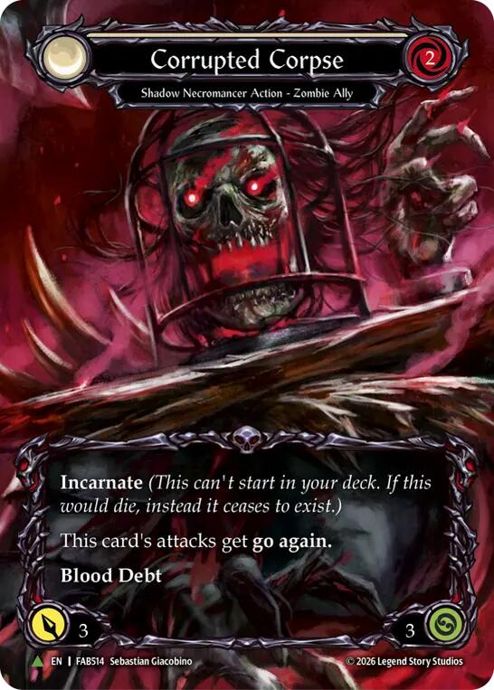Corrupted Corpse (E) (Marvel) [FAB514] (Promo)  Cold Foil | Card Citadel
