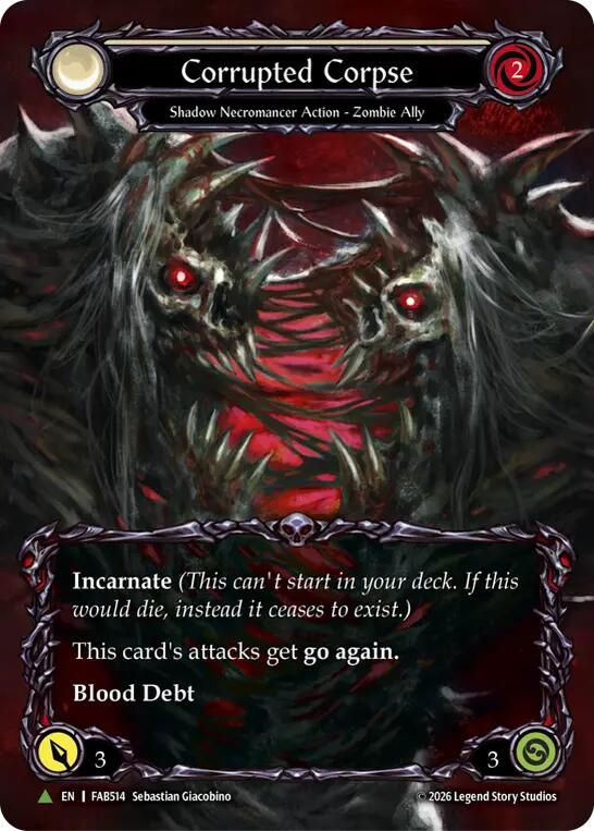 Corrupted Corpse (F) (Marvel) [FAB514] (Promo)  Cold Foil | Card Citadel