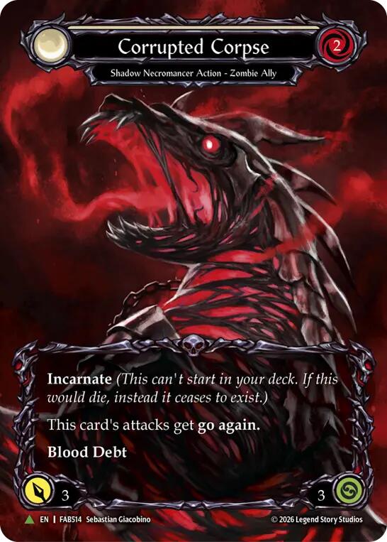 Corrupted Corpse (I) (Marvel) [FAB514] (Promo)  Cold Foil | Card Citadel
