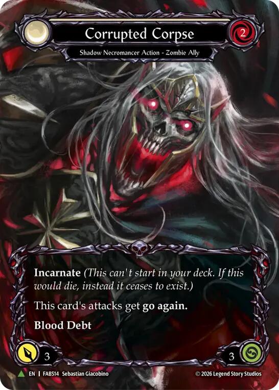 Corrupted Corpse (J) (Marvel) [FAB514] (Promo)  Cold Foil | Card Citadel