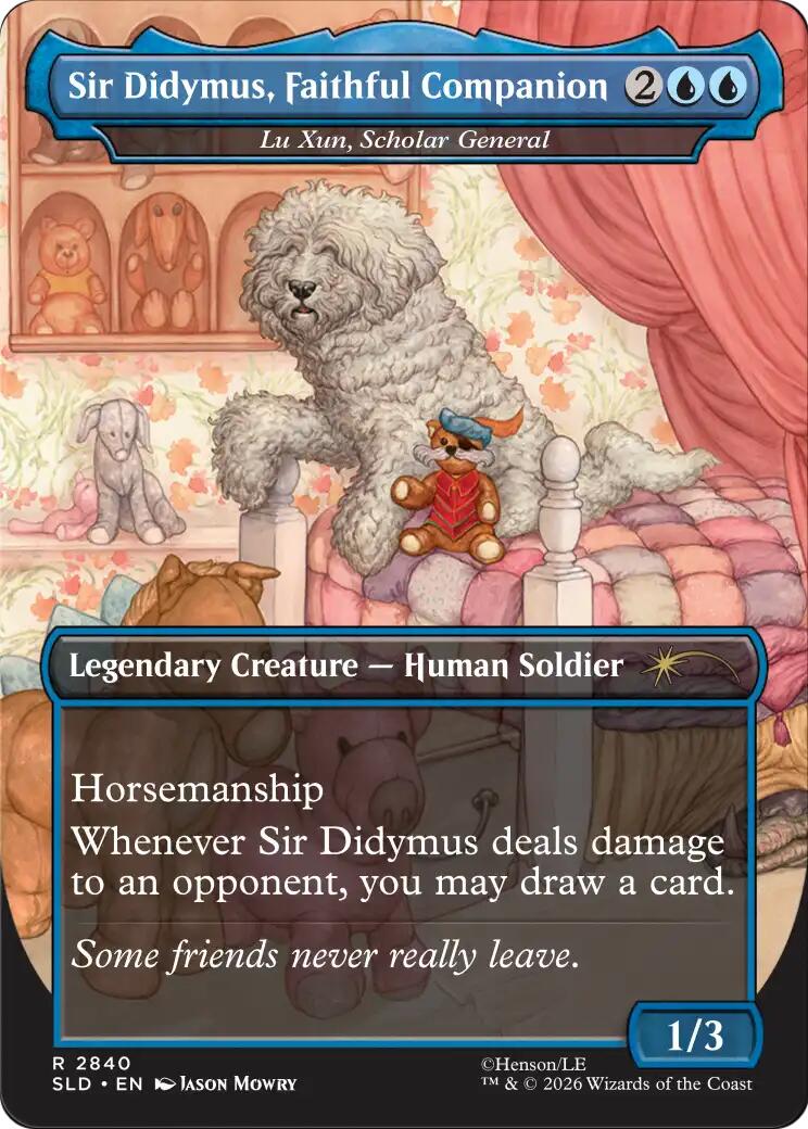 Sir Didymus, Rider of Ambrosius - Lu Xun, Scholar General [Secret Lair Drop Series] | Card Citadel