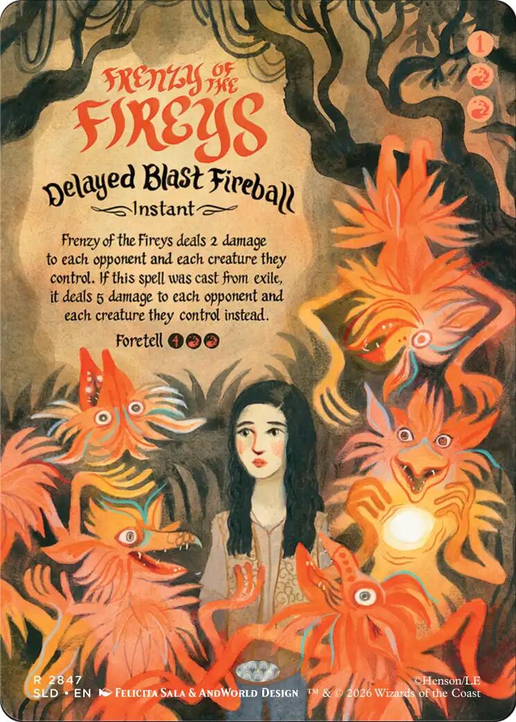 Frenzy of the Fireys - Delayed Blast Fireball [Secret Lair Drop Series] | Card Citadel