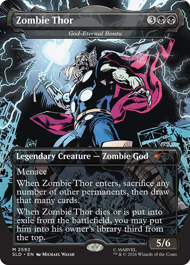 Zombie Thor - God-Eternal Bontu [Secret Lair Drop Series] | Card Citadel