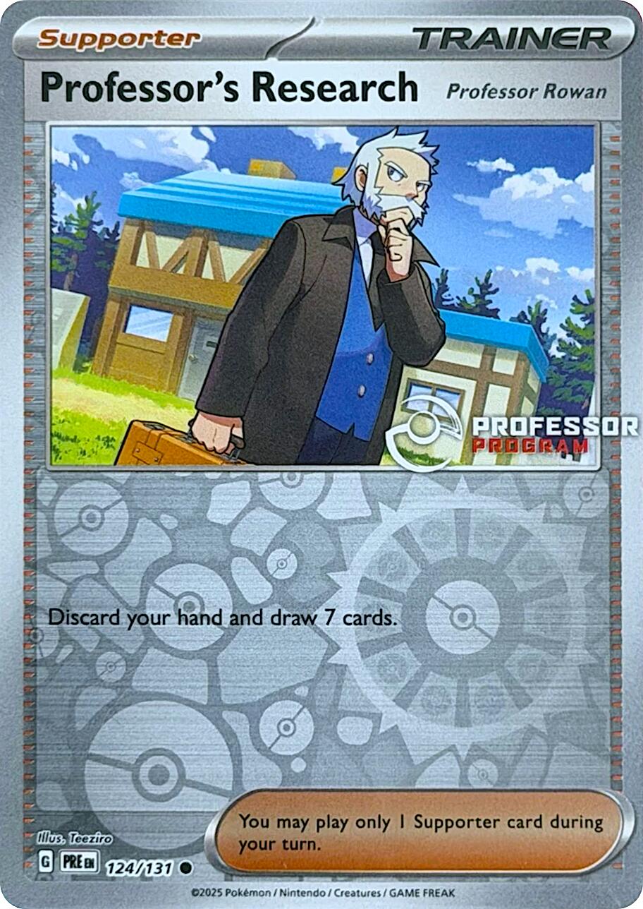 Professor's Research [Professor Rowan] - 124/131 [Professor Program Promos] | Card Citadel