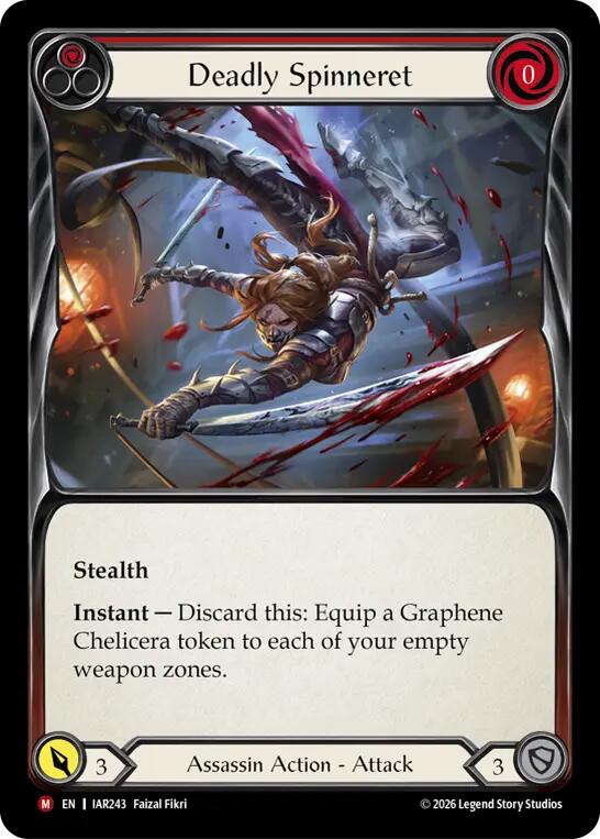 Deadly Spinneret [IAR243] (Usurp the Shadow Throne) | Card Citadel