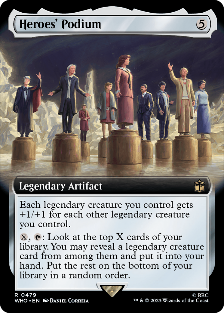 Heroes' Podium (Extended Art) [Doctor Who] | Card Citadel