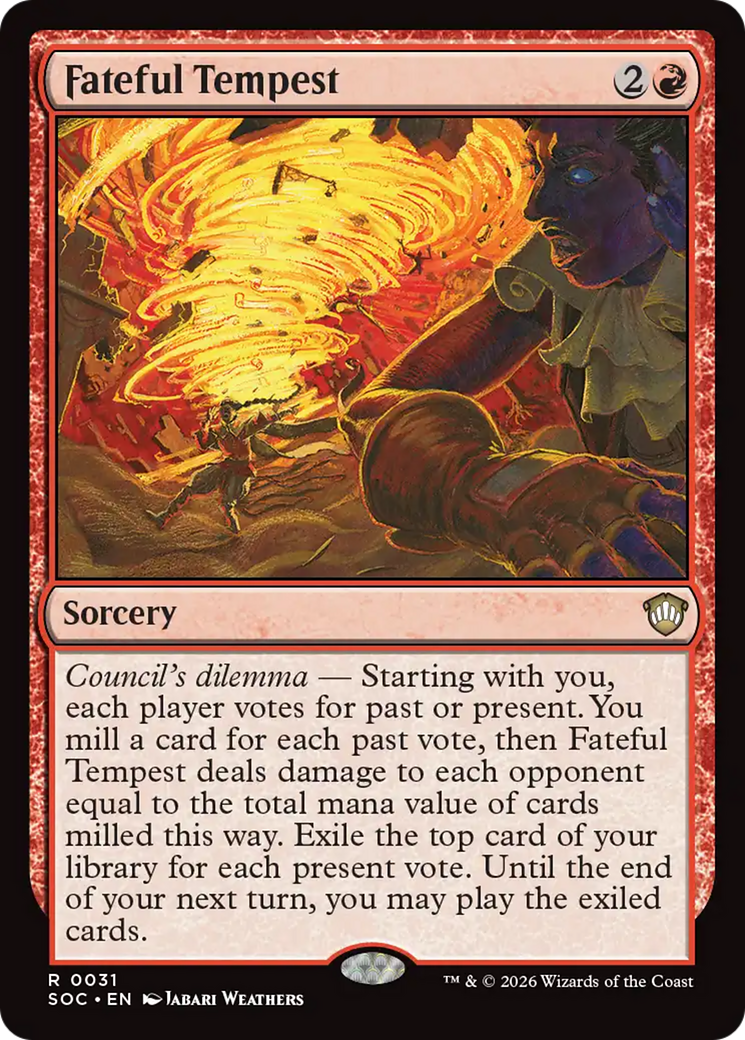 Fateful Tempest [Secrets of Strixhaven Commander] | Card Citadel