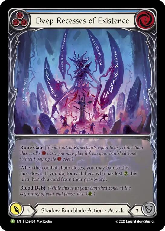 Deep Recesses Of Existence [LGS450] (Promo)  Rainbow Foil | Card Citadel