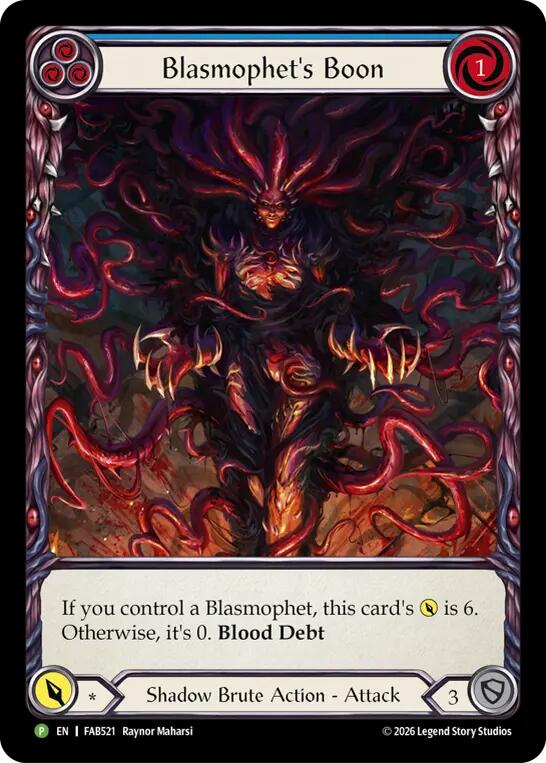 Blasmophet's Boon [FAB521] (Promo)  Rainbow Foil | Card Citadel