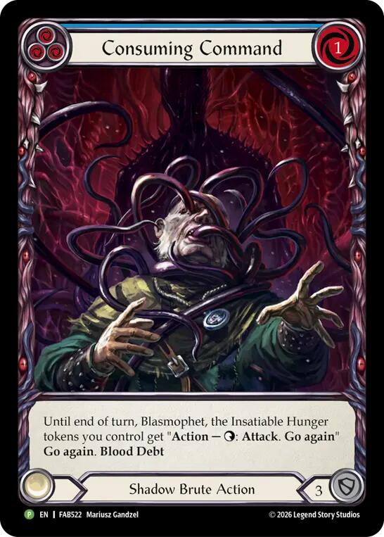 Consuming Command [FAB522] (Promo)  Rainbow Foil | Card Citadel