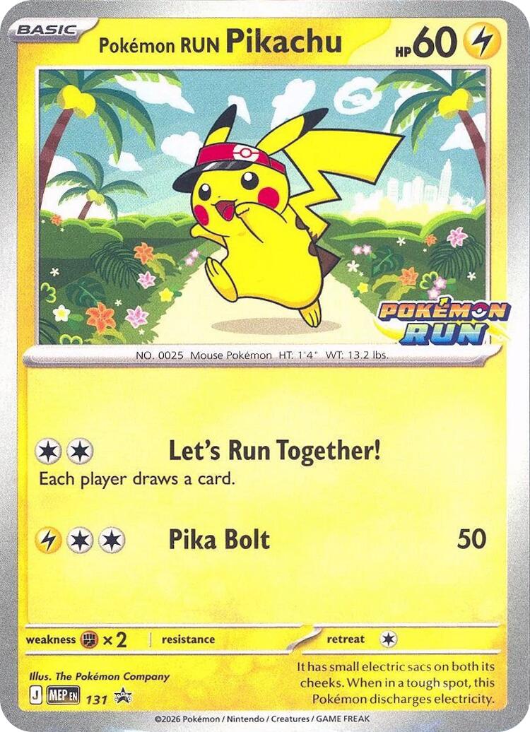 Pokemon Run Pikachu (131) [Miscellaneous Cards] | Card Citadel