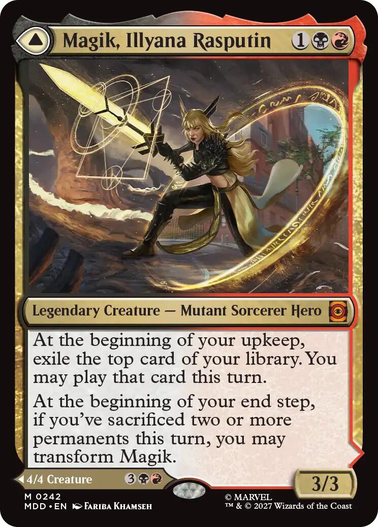 Magik, Ilyana Rasputin [Marvel: Darkhold Destiny] | Card Citadel
