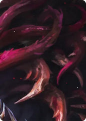 Malice, Domina of the Dead // Levia, Shadowborn Abomination Double Sided Art Card (Top Left) [] (GEM Pack 6) | Card Citadel