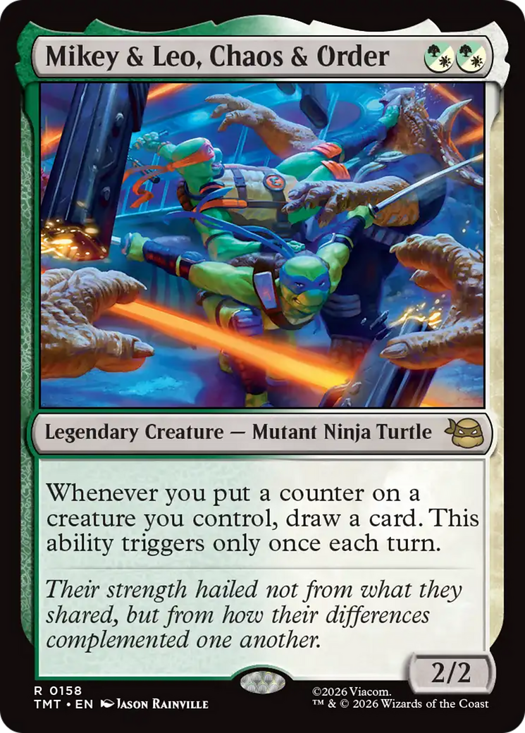 Mikey & Leo, Chaos & Order [Teenage Mutant Ninja Turtles] | Card Citadel