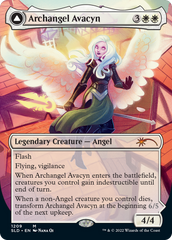 Archangel Avacyn // Avacyn, the Purifier (Display Commander) (Borderless) [Secret Lair: From Cute to Brute] | Card Citadel