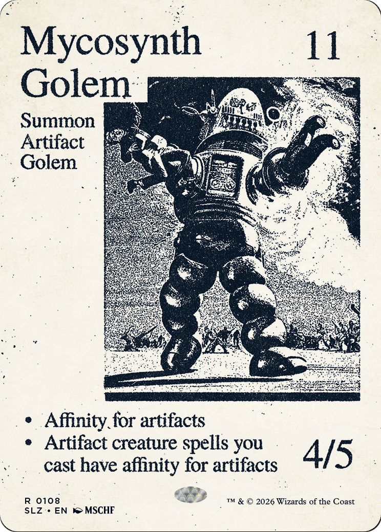 Mycosynth Golem (0108) [Secret Lair x MSCHF: The Zeta Set] | Card Citadel