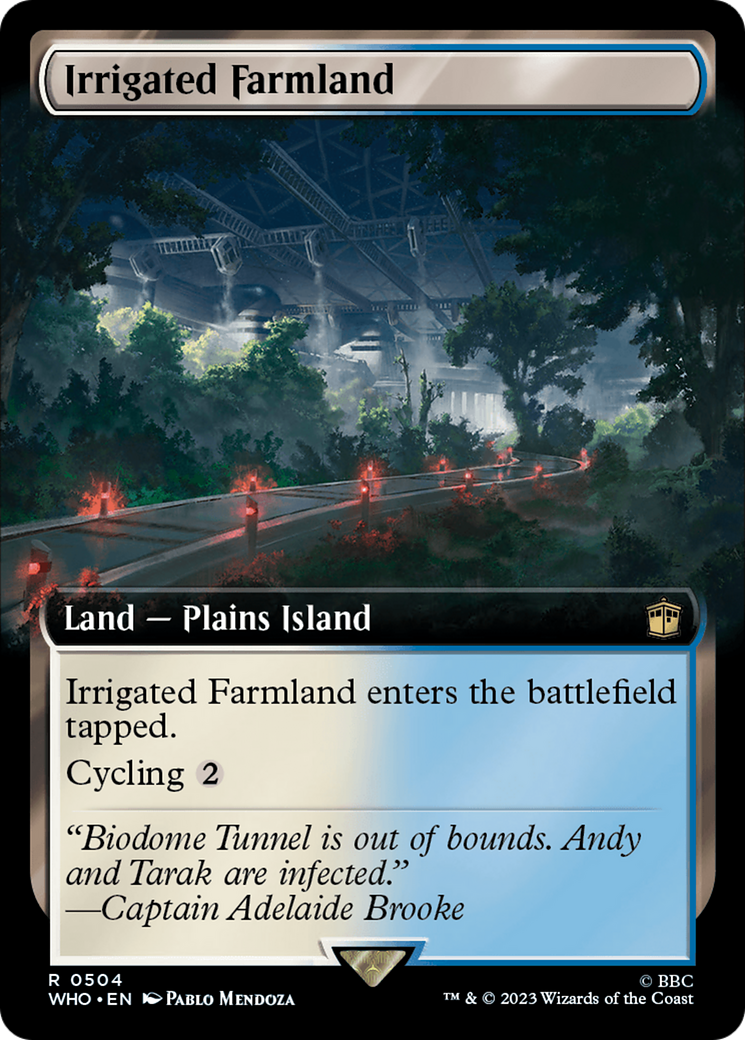 Irrigated Farmland (Extended Art) [Doctor Who] | Card Citadel