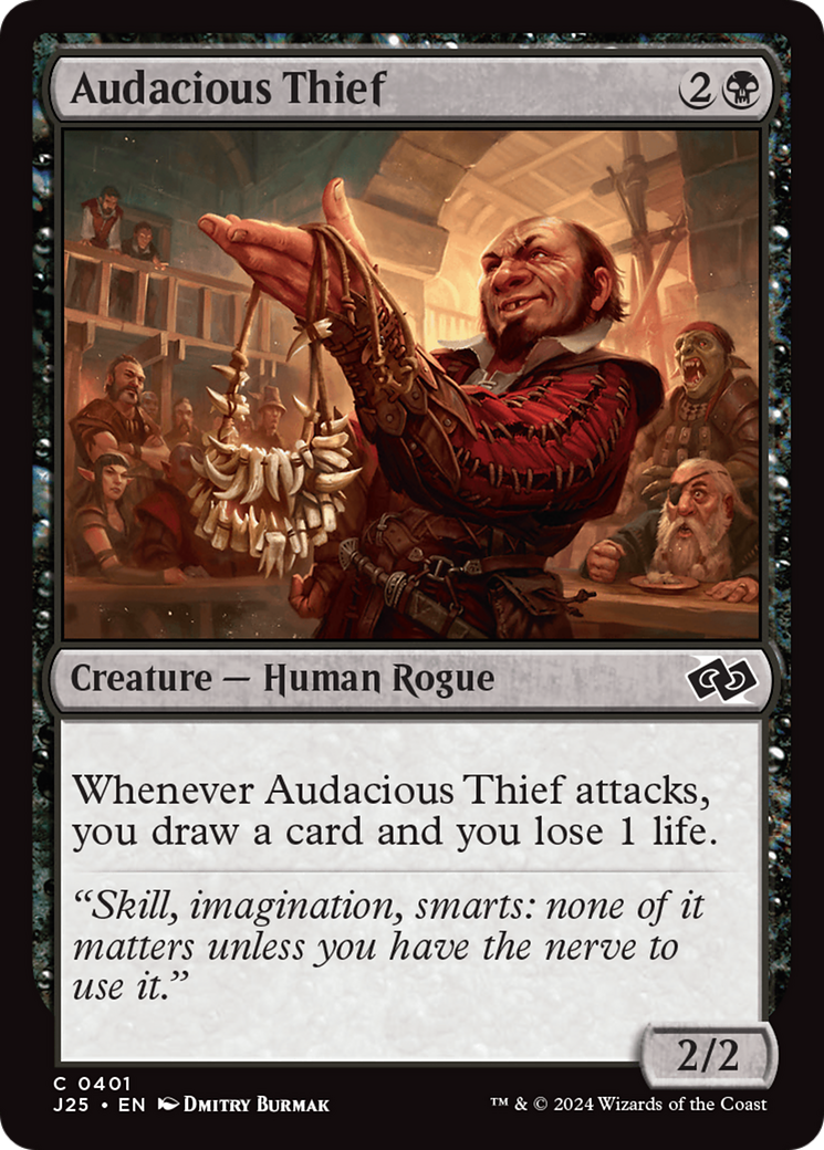 Audacious Thief [Foundations Jumpstart] | Card Citadel