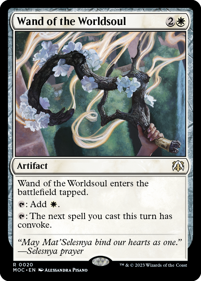 Wand of the Worldsoul [March of the Machine Commander] | Card Citadel