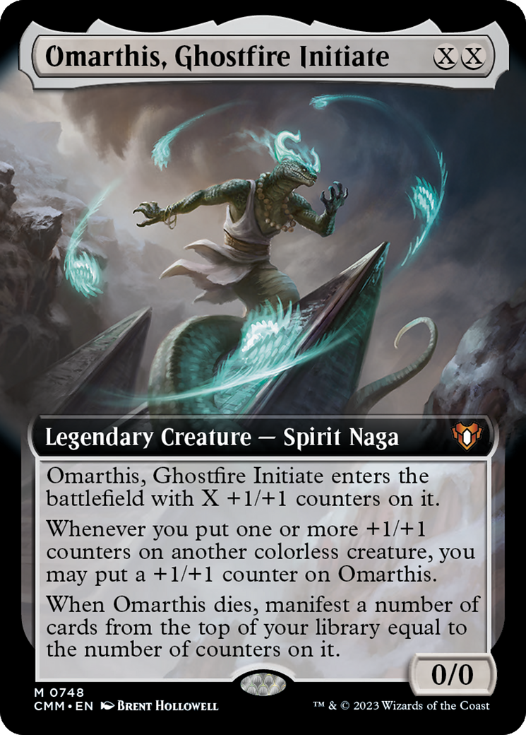 Omarthis, Ghostfire Initiate (Extended Art) [Commander Masters] | Card Citadel