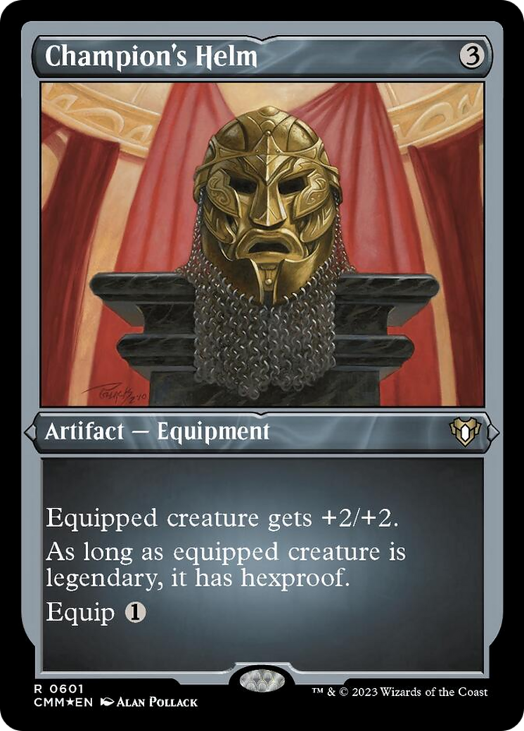 Champion's Helm (Foil Etched) [Commander Masters] | Card Citadel