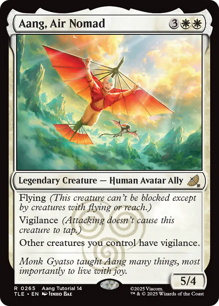 Aang, Air Nomad (0265) [Avatar: The Last Airbender: Eternal-Legal] | Card Citadel
