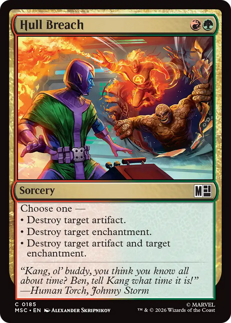 Hull Breach (Surge Foil) [Marvel Super Heroes Commander] | Card Citadel