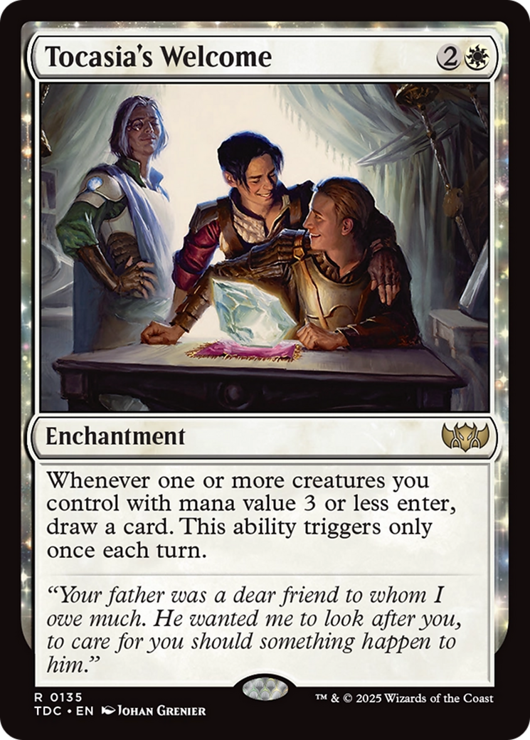Tocasia's Welcome [Tarkir: Dragonstorm Commander] | Card Citadel