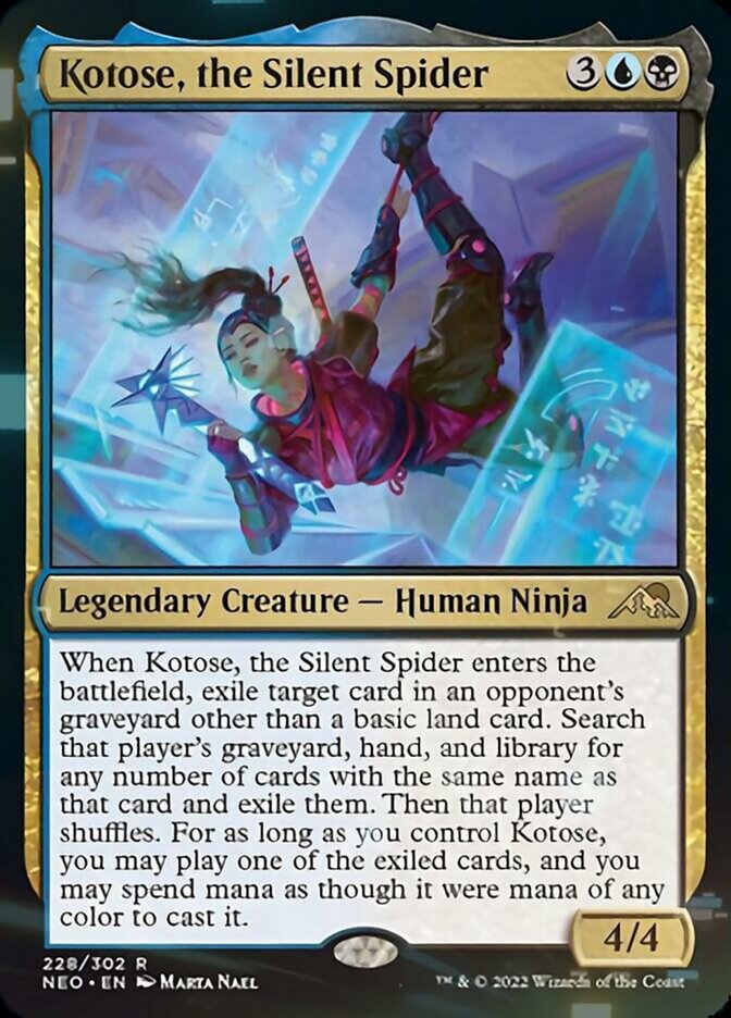 Kotose, the Silent Spider [Kamigawa: Neon Dynasty] | Card Citadel