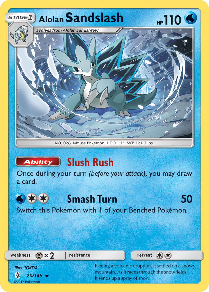 Alolan Sandslash (20/145) [Sun & Moon: Guardians Rising] | Card Citadel