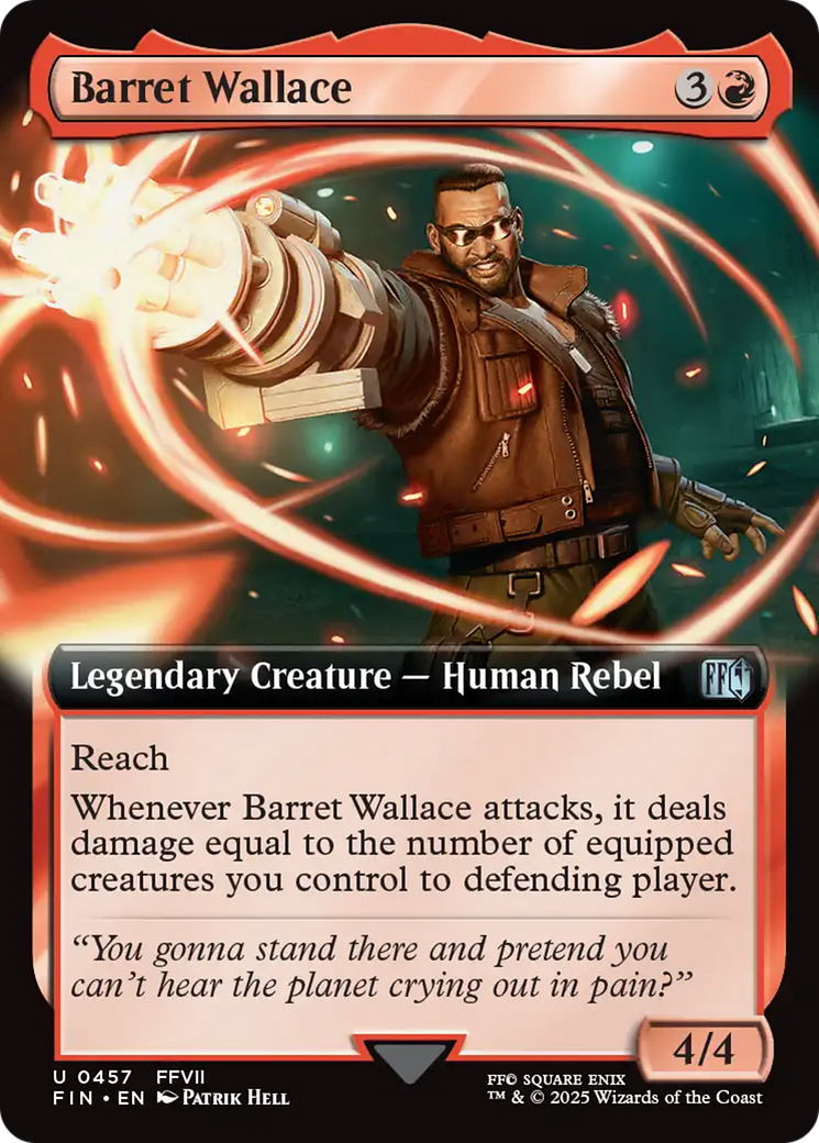 Barret Wallace (Extended Art) [FINAL FANTASY] | Card Citadel