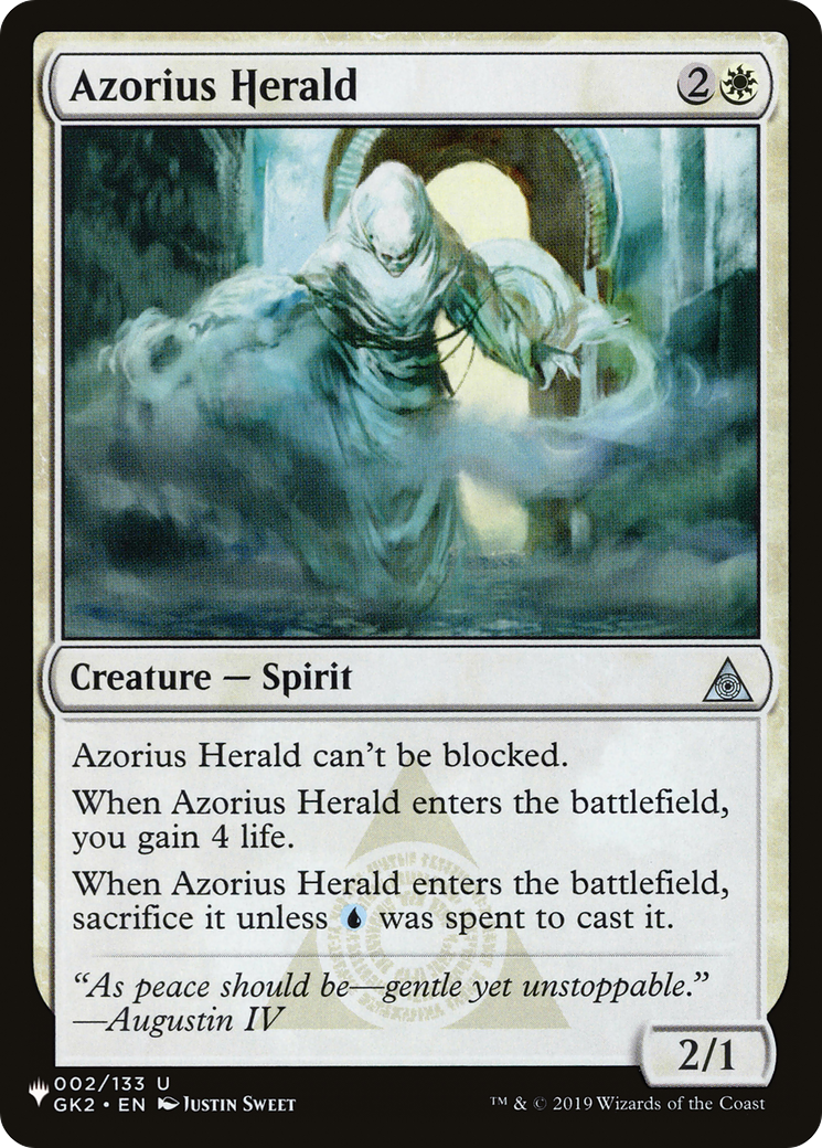 Azorius Herald [The List Reprints] | Card Citadel