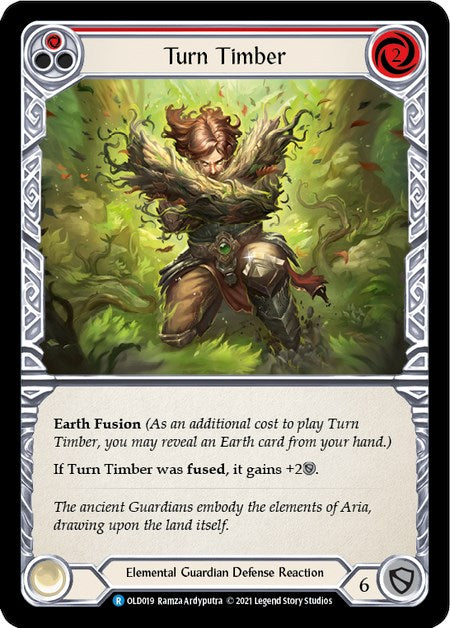 Turn Timber (Red) [OLD019] (Tales of Aria Oldhim Blitz Deck)  1st Edition Normal | Card Citadel