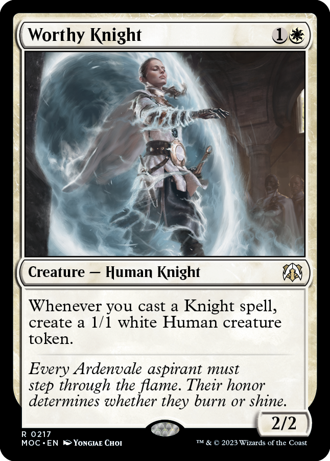 Worthy Knight [March of the Machine Commander] | Card Citadel