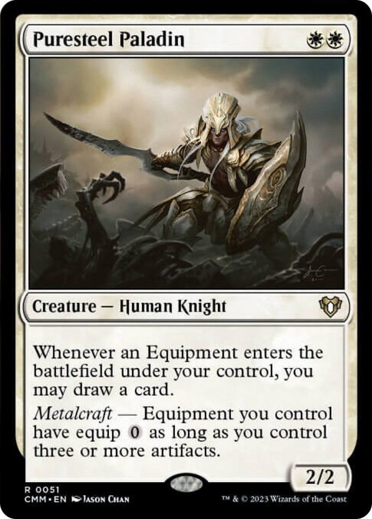 Puresteel Paladin [Commander Masters] | Card Citadel