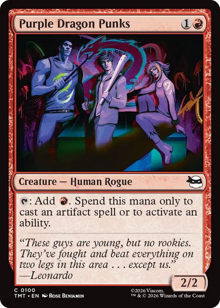 Purple Dragon Punks [Teenage Mutant Ninja Turtles] | Card Citadel