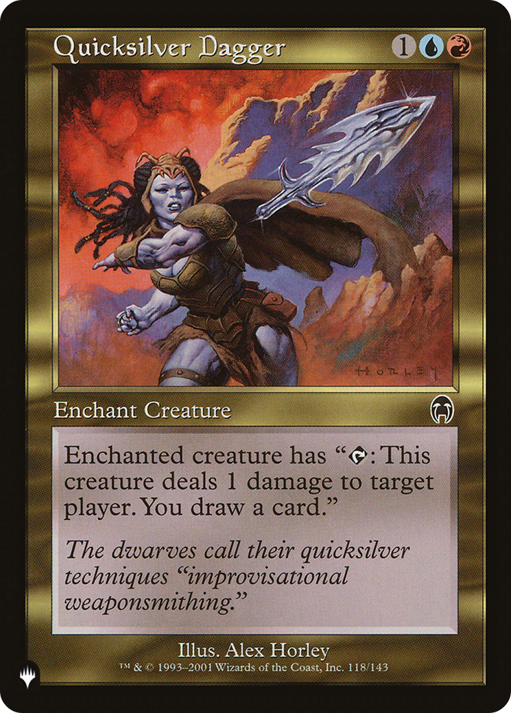 Quicksilver Dagger [The List Reprints] | Card Citadel