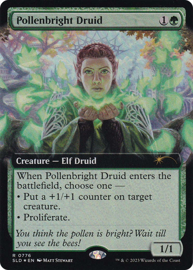 Pollenbright Druid (Extended Art) [Secret Lair Drop Series] | Card Citadel