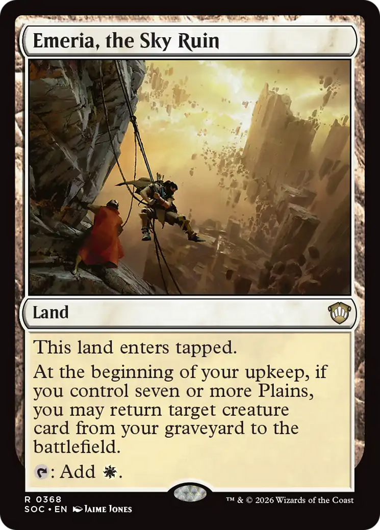 Emeria, the Sky Ruin [Secrets of Strixhaven Commander] | Card Citadel