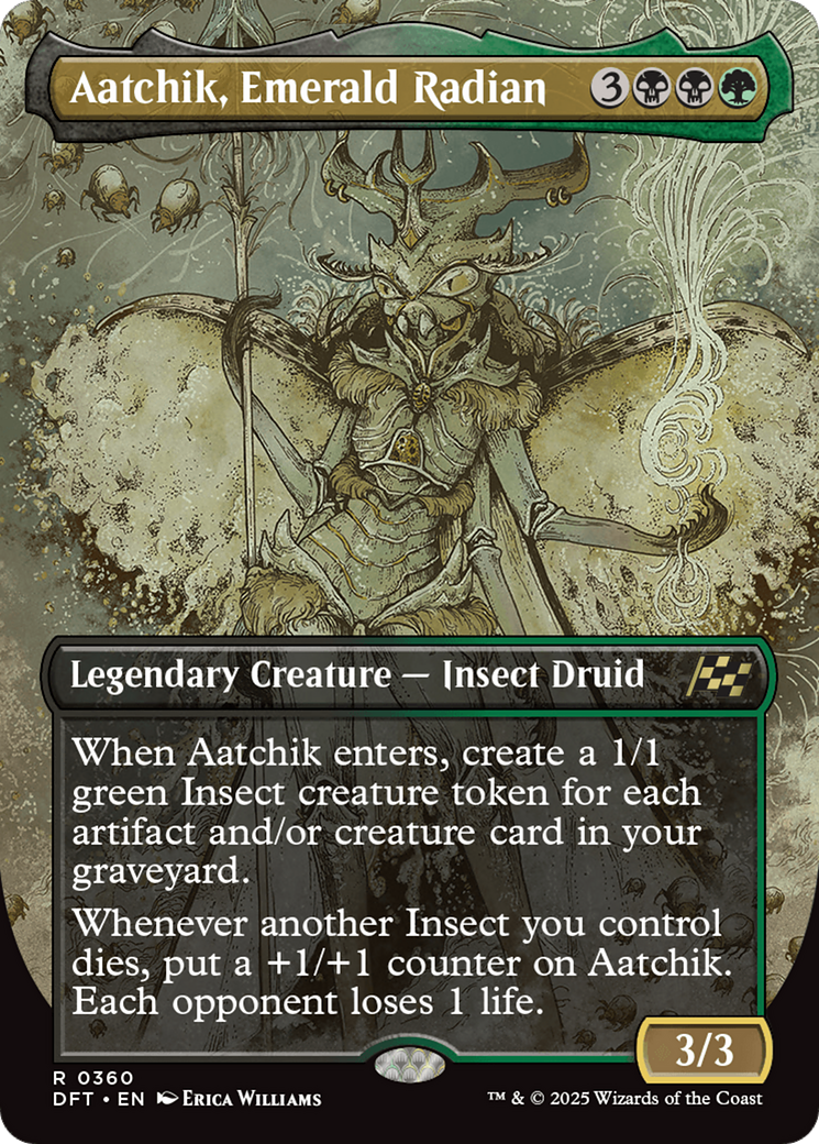 Aatchik, Emerald Radian (Borderless) [Aetherdrift] | Card Citadel