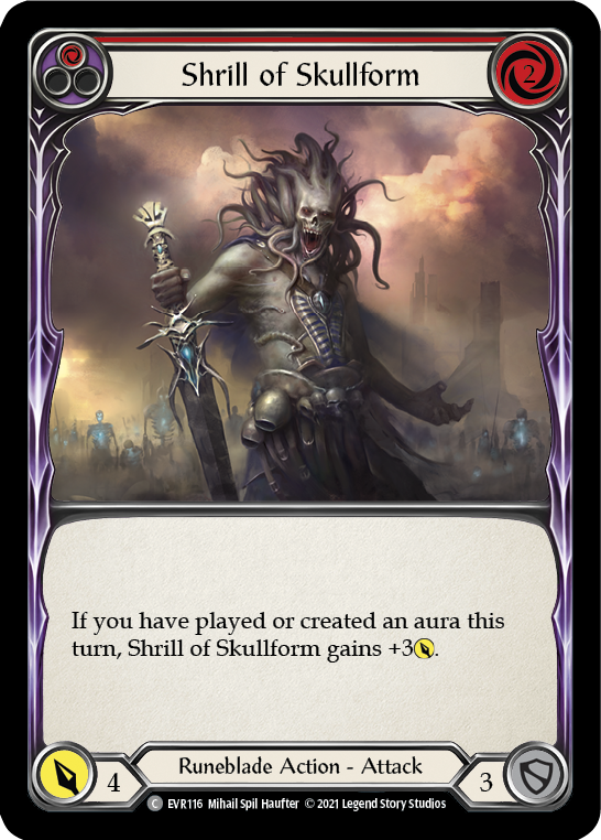 Shrill of Skullform (Red) [EVR116] (Everfest)  1st Edition Normal | Card Citadel