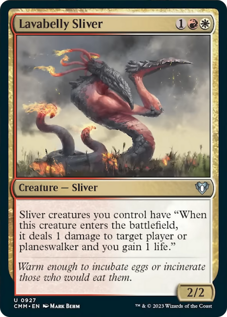 Lavabelly Sliver [Commander Masters] | Card Citadel