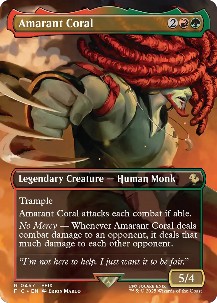 Amarant Coral (Borderless) [FINAL FANTASY Commander] | Card Citadel