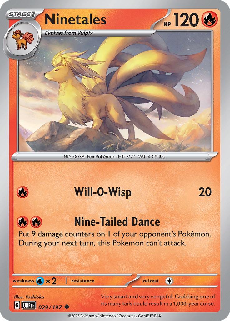 Ninetales (029/197) [Scarlet & Violet: Obsidian Flames] | Card Citadel