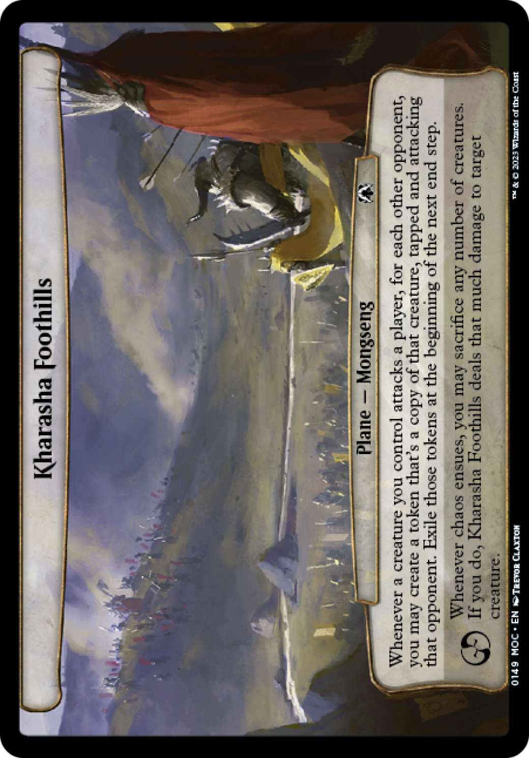 Kharasha Foothills [March of the Machine Commander] | Card Citadel