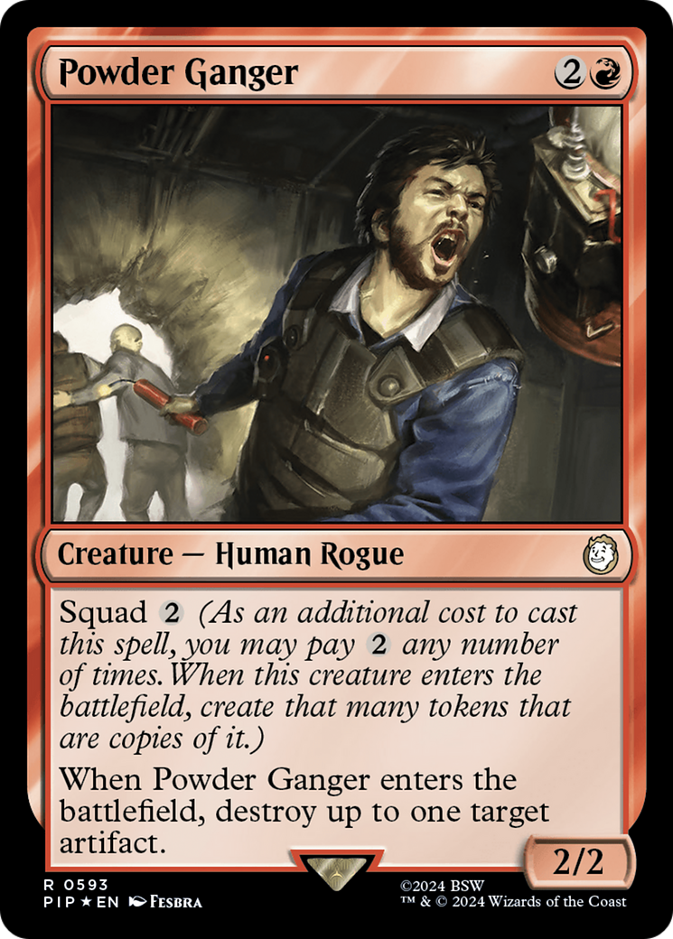 Powder Ganger (Surge Foil) [Fallout] | Card Citadel