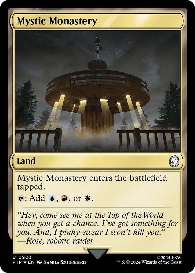 Mystic Monastery (Surge Foil) [Fallout] | Card Citadel